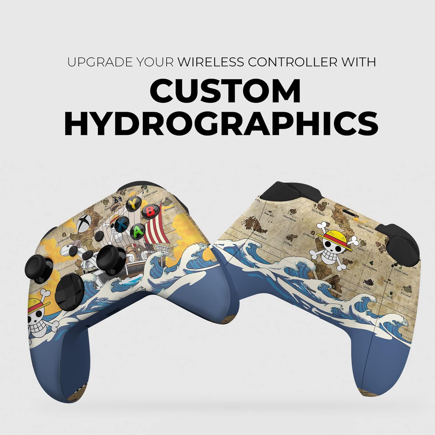 DreamController One Peice Custom X-box Controller Wireless compatible with X-box One/Series X/S Proudly Customized in USA with Permanent HYDRO-DIP Printing (NOT JUST A SKIN)