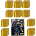 Non Fading Yellow Reflective Stickers 3 inch X 3 inch, Outdoor Waterproof High Visibility Warning Safety Adhesive Reflector Tape (100 Pcs)