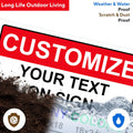 Custom Signs for Outside - Personalized Metal Signs for Outdoors, Home, Airbnb, Office, 18x24 Inch Custom Metal Sign Rust Free, UV Protected, Waterproof and Easy to Install - Made in USA