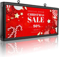 P6 Outdoor Full Color 40 x 18 inches Led Sign WIFI And USB Programmable Led Display With High Resolution Scrolling Texts, Colorful images and videos LED Advertising Screen Digital Board For Shop