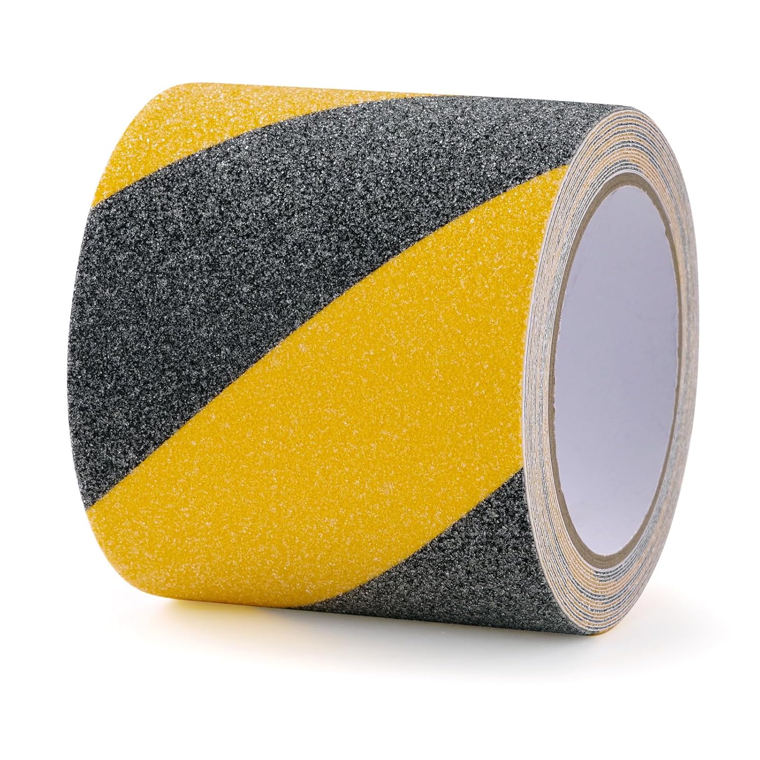 Anti Slip Safety Grip Tape 6 Inch x 60 Ft, Non Skid Tread for Stairs, Steps, Floors, Caution Dangerous Zones, Indoor and Outdoor Use (Yellow and Black)