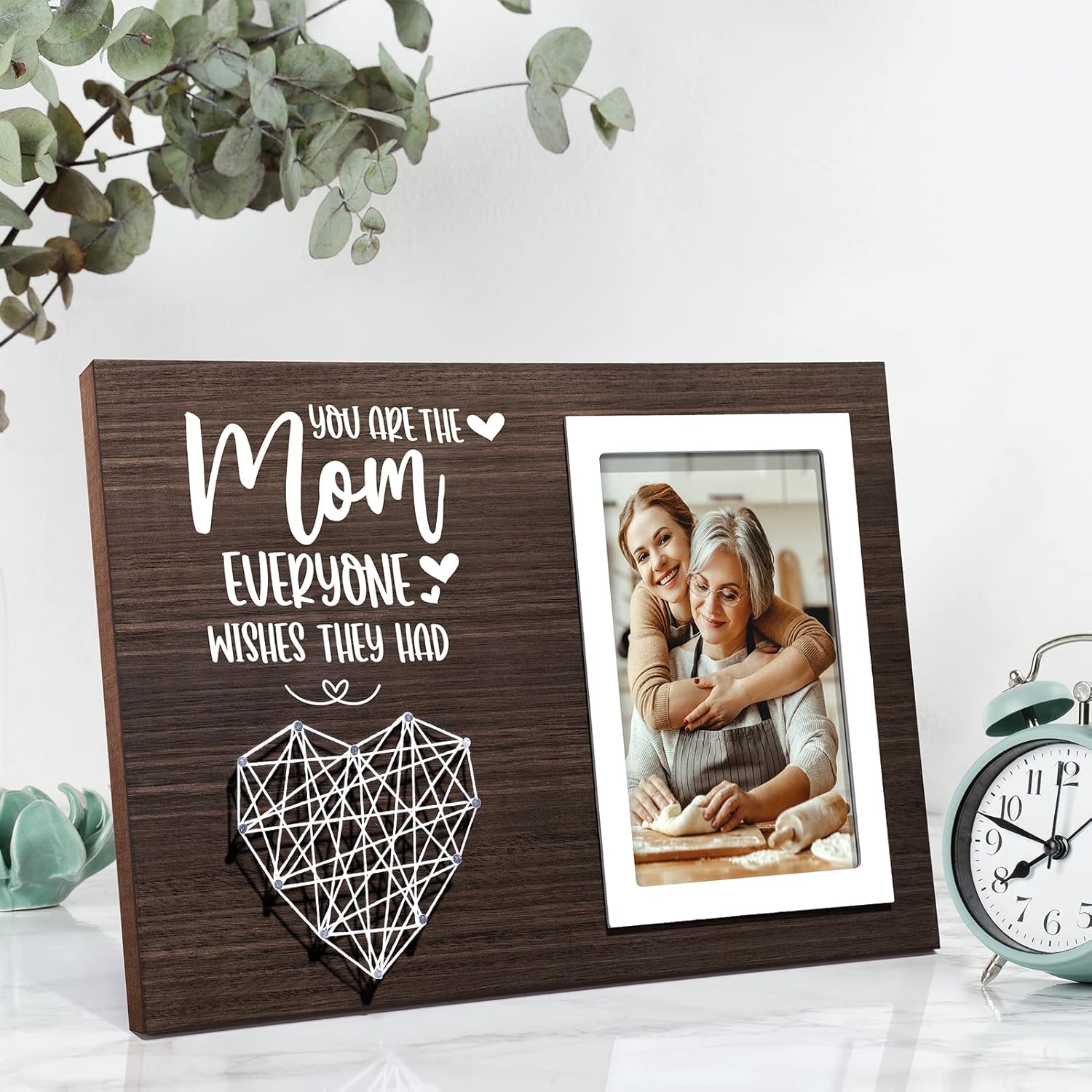 Best Mom Gifts Christmas Gifts for Mom from Daughter Son Kids, Mom Picture Frame Mother-in Law-Gifts New Mom Gifts for Women, Birthday Gifts for Mom Who Has Everything Mom Thanksgiving Gifts-4x6 Photo