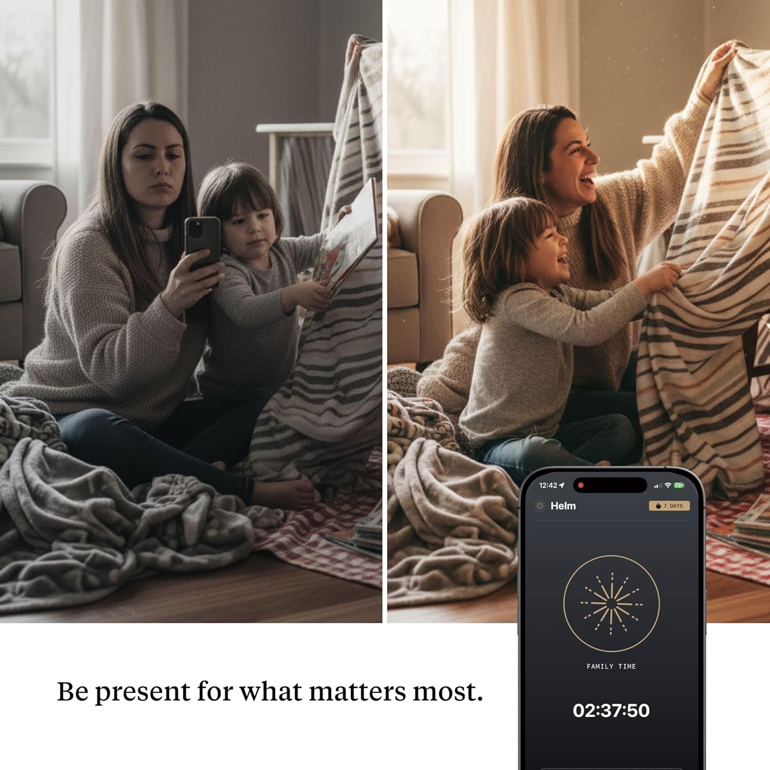 BestSelf Helm Focus Device – Premium NFC-Powered Phone Distraction Blocker Physical App Blocker Tool for Deep Work, ADHD Focus, and Screen-Free Productivity