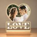 Custom Picture Frames with Photo, Personalized Photo Frame, Customized Picture Frame, Personalized Anniversary Valentines Day Gifts for Women Men Her Him Girlfriend Boyfriend Couple Wife
