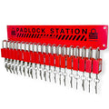 TRADESAFE Lockout Tagout Locks Station - Loto Station for Lockout Locks, Safety Padlock Rack with 20 Lock Out Tag Out Padlocks Keyed Different, 2 Keys Per Loto Lock