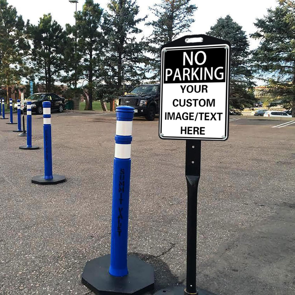 No Parking Signs Custom Parking Sign for Parking Lots Business and Schools Outdoor Use Aluminum Metal Decor 12x17 Inches
