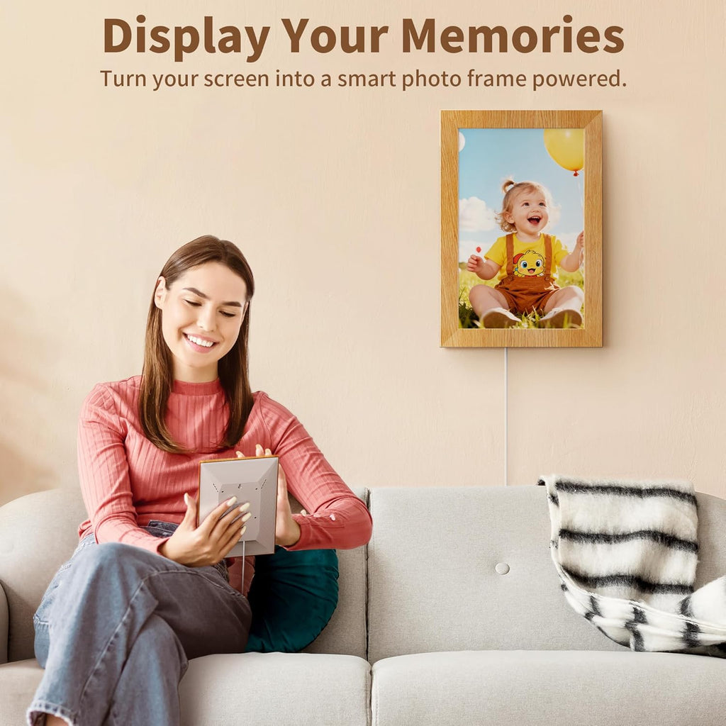 Calycal 10.1" Wall Planner Digital Calendar - Schedule Management, Chore Chart, Meal Planner, To Do List, and Digital Photo Frame,Smart Touchscreen Interactive Display, Perfectly Matches Home Decor