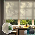Yoolax Motorized Blinds with Remote, Light Filtering Smart Blinds Work with Alexa Google Home, Automatic Roller Shades for Indoor Windows Living Room, Custom Size (V - Haystack Yellow)