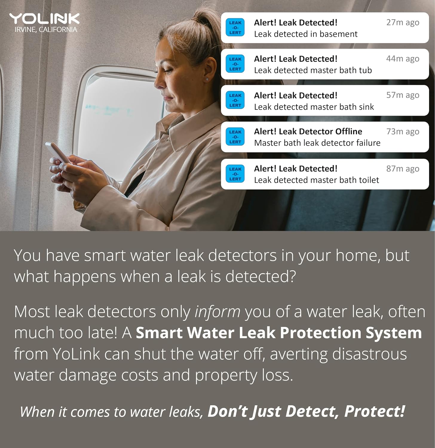 Wireless Valve Controller & Bulldog Valve Robot Automatic Water Leak Detection & Shut-Off Kit HUB Included