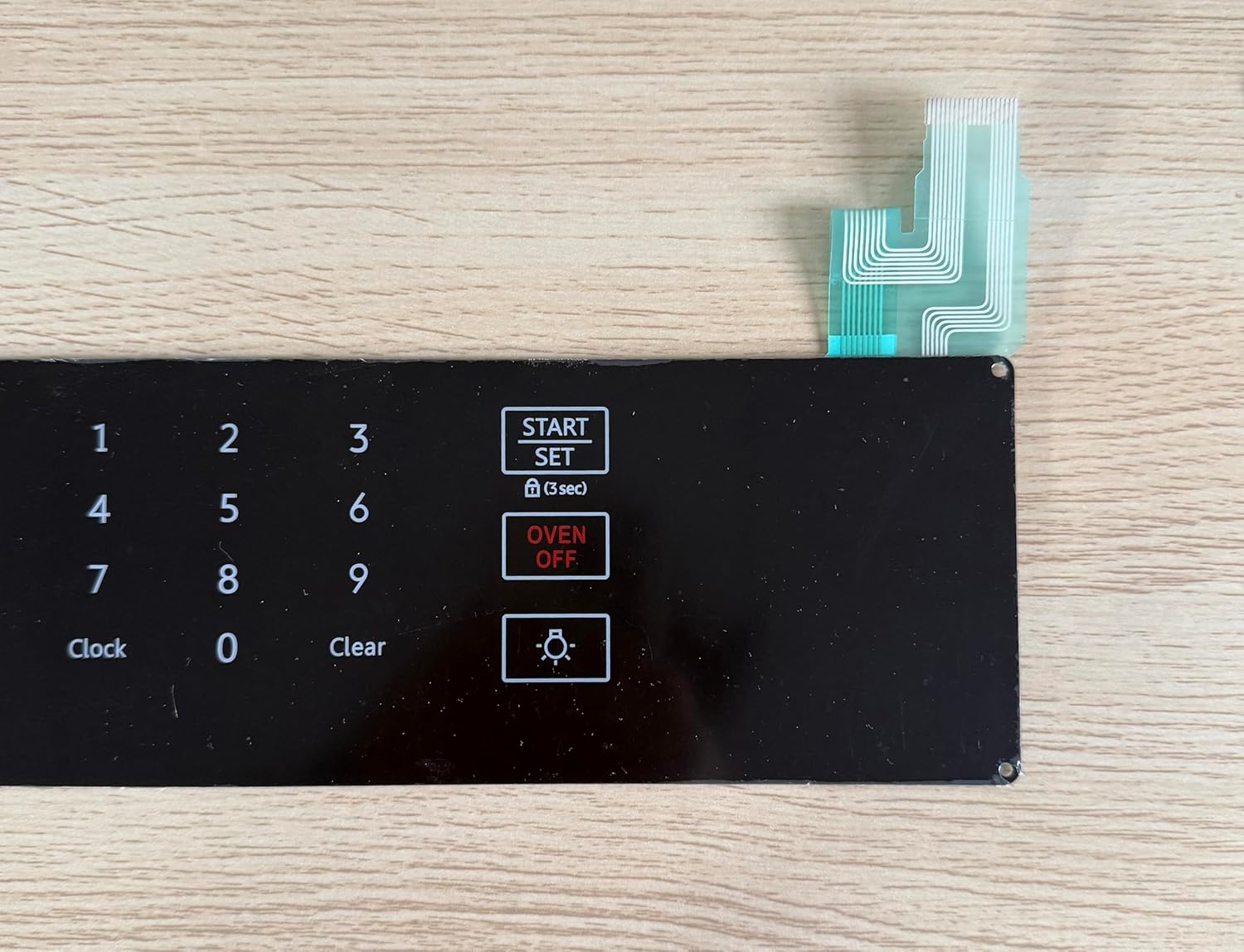 DG34-00045B Range Touchpad Control Panel Switch Membrane Compatible with Gas Ranges Ovens for AP6287053 Model Number NX58M6630SS/AA-00 ﻿