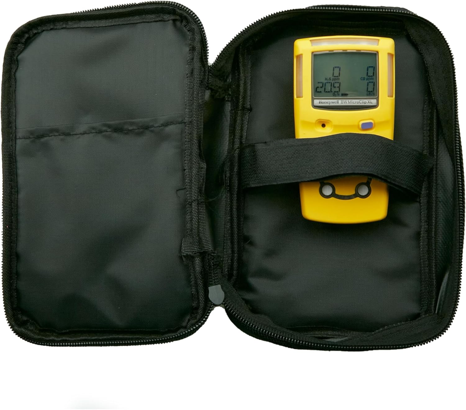 ITSPWR Bundle Containing: BW Technologies MCXL-XWHM-Y – 4 Gas Detector, O2, CO, H2S, LEL, Portable, Long Runtime, IP68, and ITSPWR Carrying Case