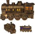 300ml Train Diffuser, Train-Shaped Humidifier, Vintage Steam-Style Diffuser with Remote Control, 2 Spray Modes & 2 Color Lights for Bedroom or Home Decor