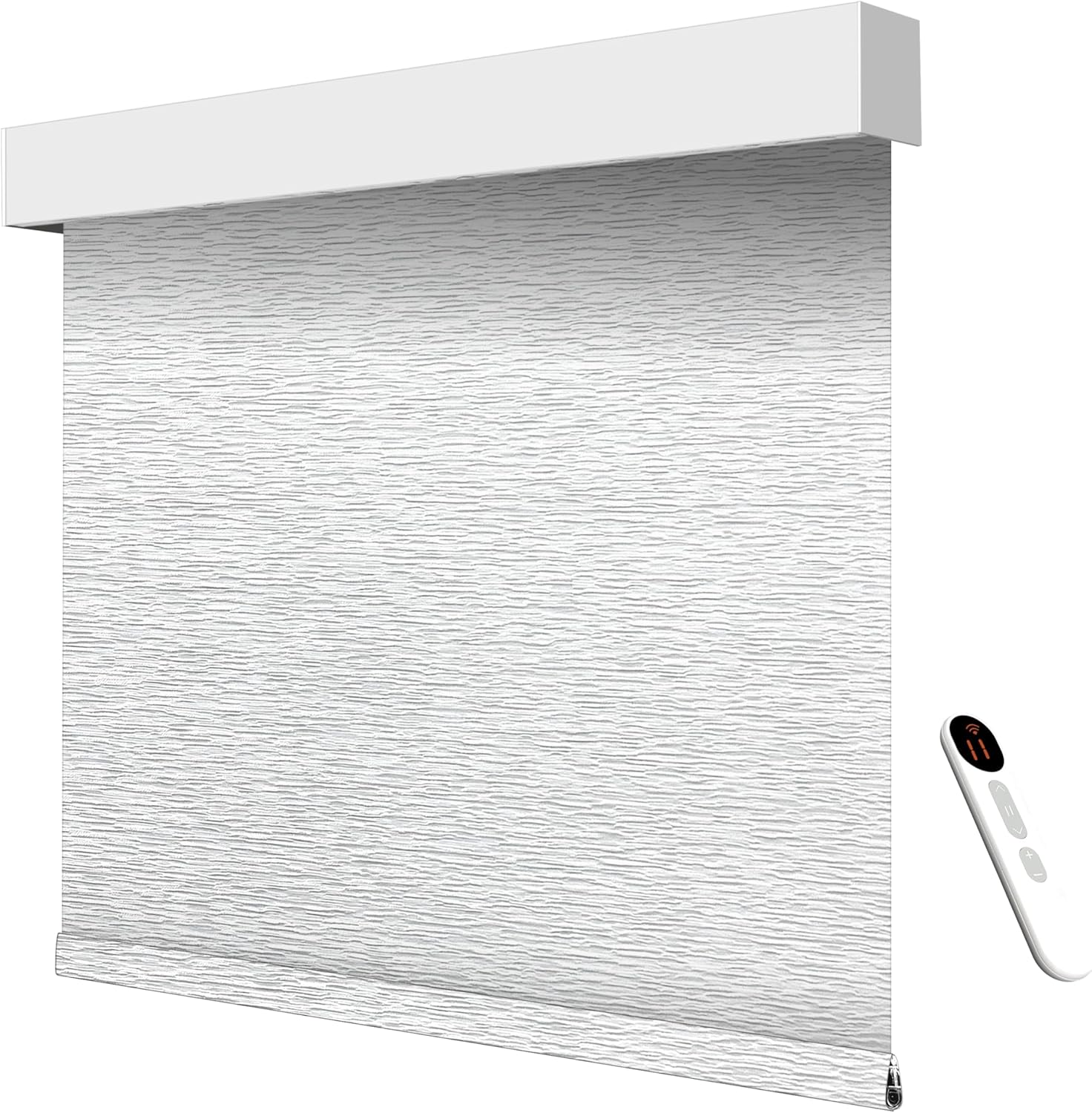 Smart Motorized Blinds – 70% Blackout Roller Shades with Remote, Alexa/Google Home/Siri Control, Matter Compatible, Wireless Rechargeable Battery, Custom Sizes for Windows & Sliding Doors