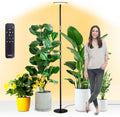 chiphy Grow Lights, Full Spectrum LED Plant Light for Indoor Plants, 4/8/12H Timer, 40W Grow Lamp, 10 Level Dimmable Brightness, 69" Heights Adjustable, Remote Control, Ideal for Large Tall Plants