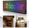 ‌Kochenkore P10 Programmable LED Sign, 39"x 8" Scrolling Display, Waterproof Outdoor Digital Open Signage with WiFi Control, Indoor RGB Advertising Custom Message Board for Business & Store Signs