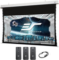 Elite Screens Evanesce Tab-Tension B 103" Diag. 16:9, Electric Recessed in-Ceiling Tensioned Ceiling/Ambient Light Rejecting (CLR/ALR) Projector Screen, ETB103HD5-E24, White