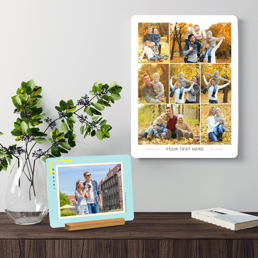 Custom Style Custom Metal Photo Prints,Customize Your own Picture Frame,Personalized Metal Picture Gift for Family and Lovers
