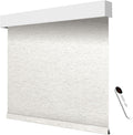 Smart Motorized Blinds – 70% Blackout Roller Shades with Remote, Alexa/Google Home/Siri Control, Matter Compatible, Wireless Rechargeable Battery, Custom Sizes for Windows & Sliding Doors