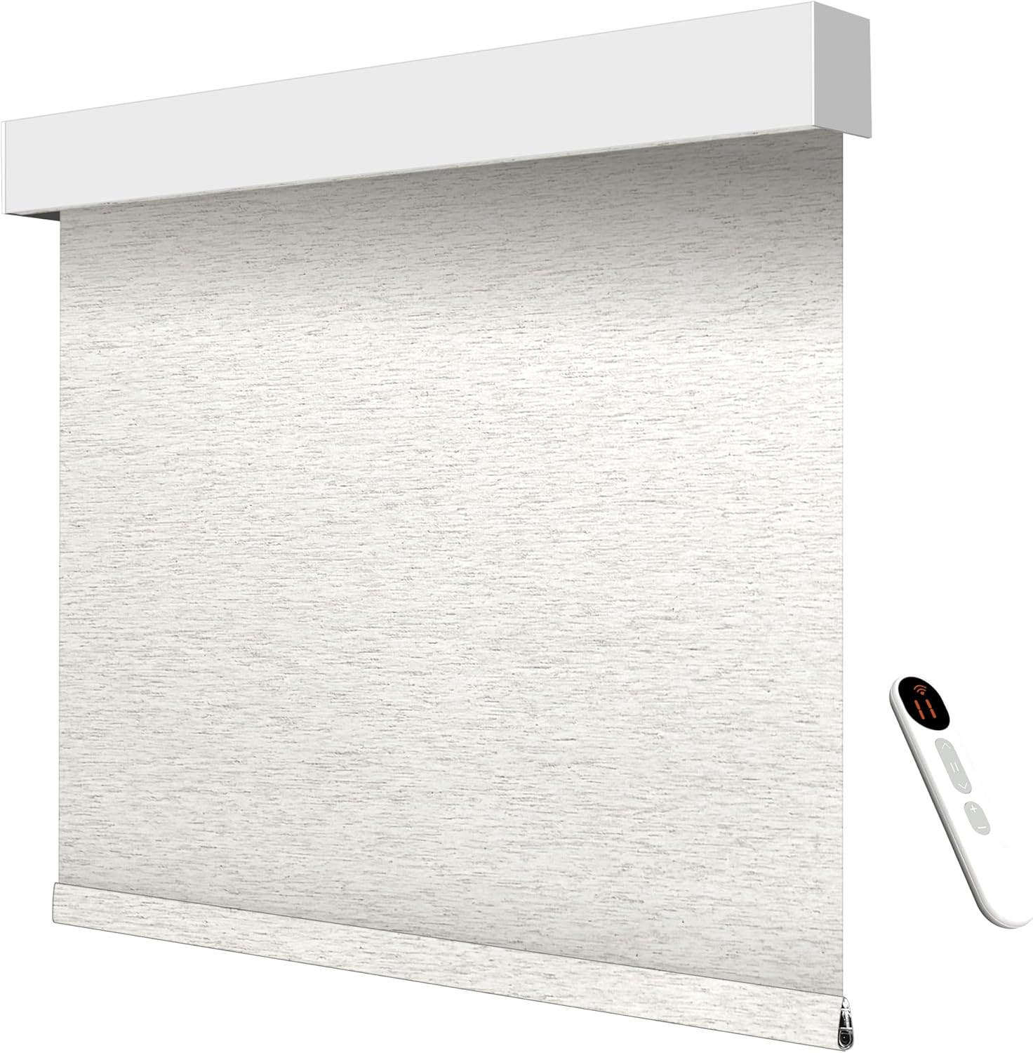 Smart Motorized Blinds – 70% Blackout Roller Shades with Remote, Alexa/Google Home/Siri Control, Matter Compatible, Wireless Rechargeable Battery, Custom Sizes for Windows & Sliding Doors