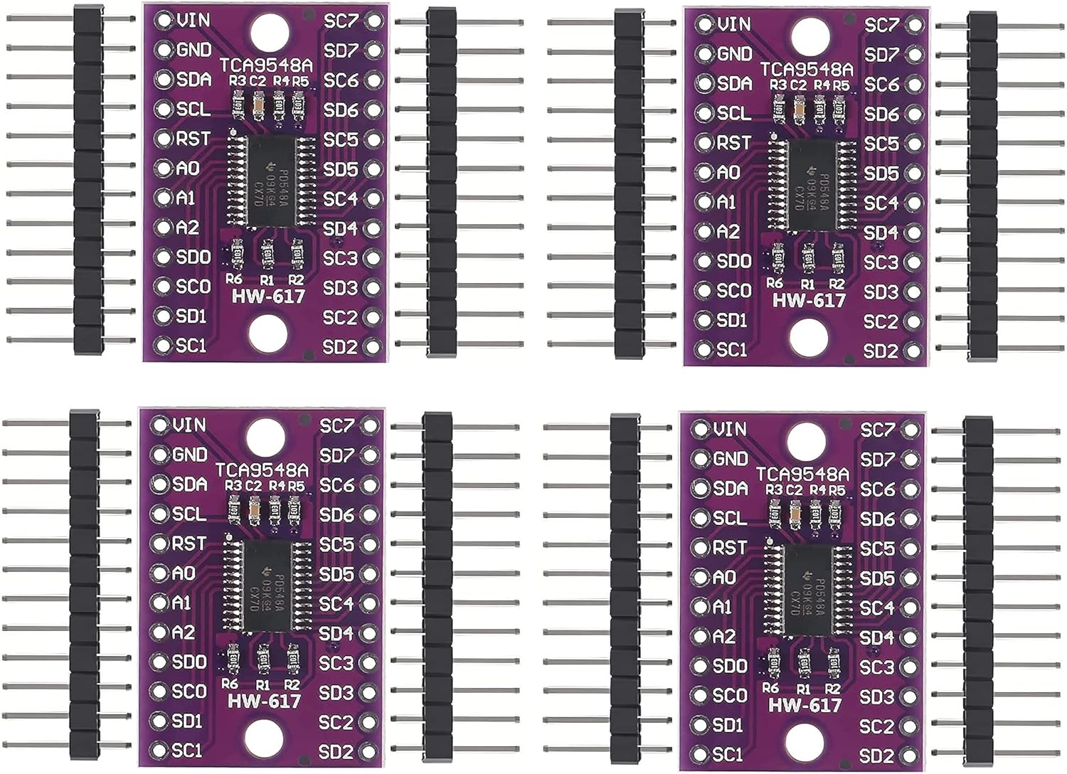 WWZMDiB TCA9548A I2C IIC Multiplexer Extender Board 8 Channel with Reset Compatible with for Arduino Raspberry Pi ESP32 STM Expansion