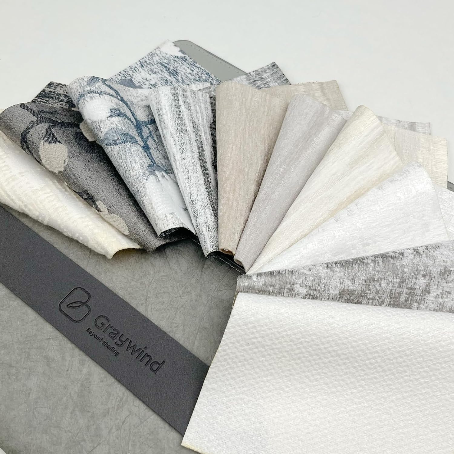 Graywind Custom Curtains Drapes for Sliding Door Room One-Way or Split Draw Curtain (Designed Series Fabric Samples)