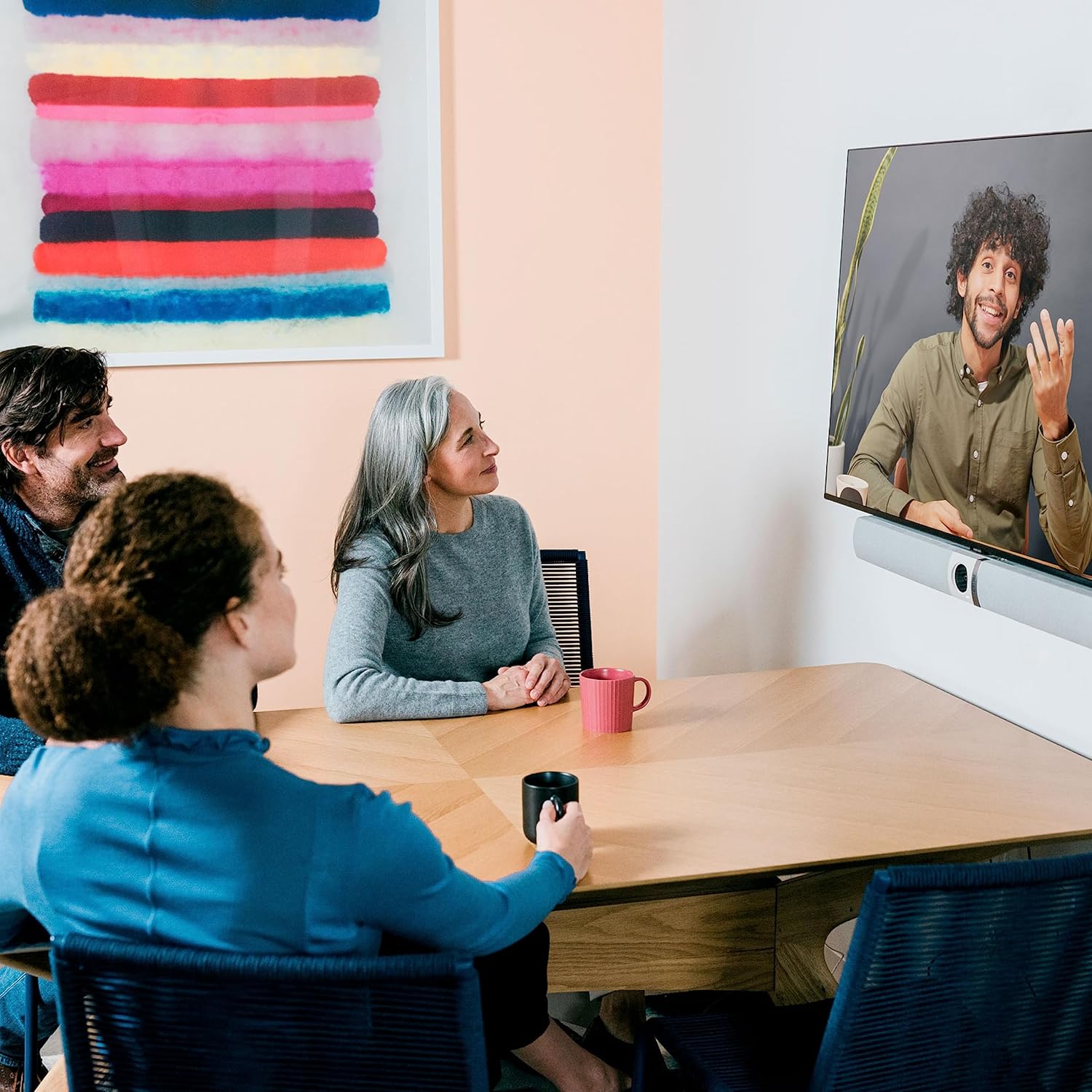 Owl Bar Video Conferencing Device — 4K Video Conferencing Bar with Active Speaker Focus (Add a Meeting Owl 3 or Pro for 360-Degree Coverage and Automatic Camera Switching)