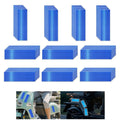 Non Fading Blue Reflective Stickers 2 inch X 6 inch, Outdoor Waterproof High Visibility Warning Safety Adhesive Reflector Tape (100 Pcs)