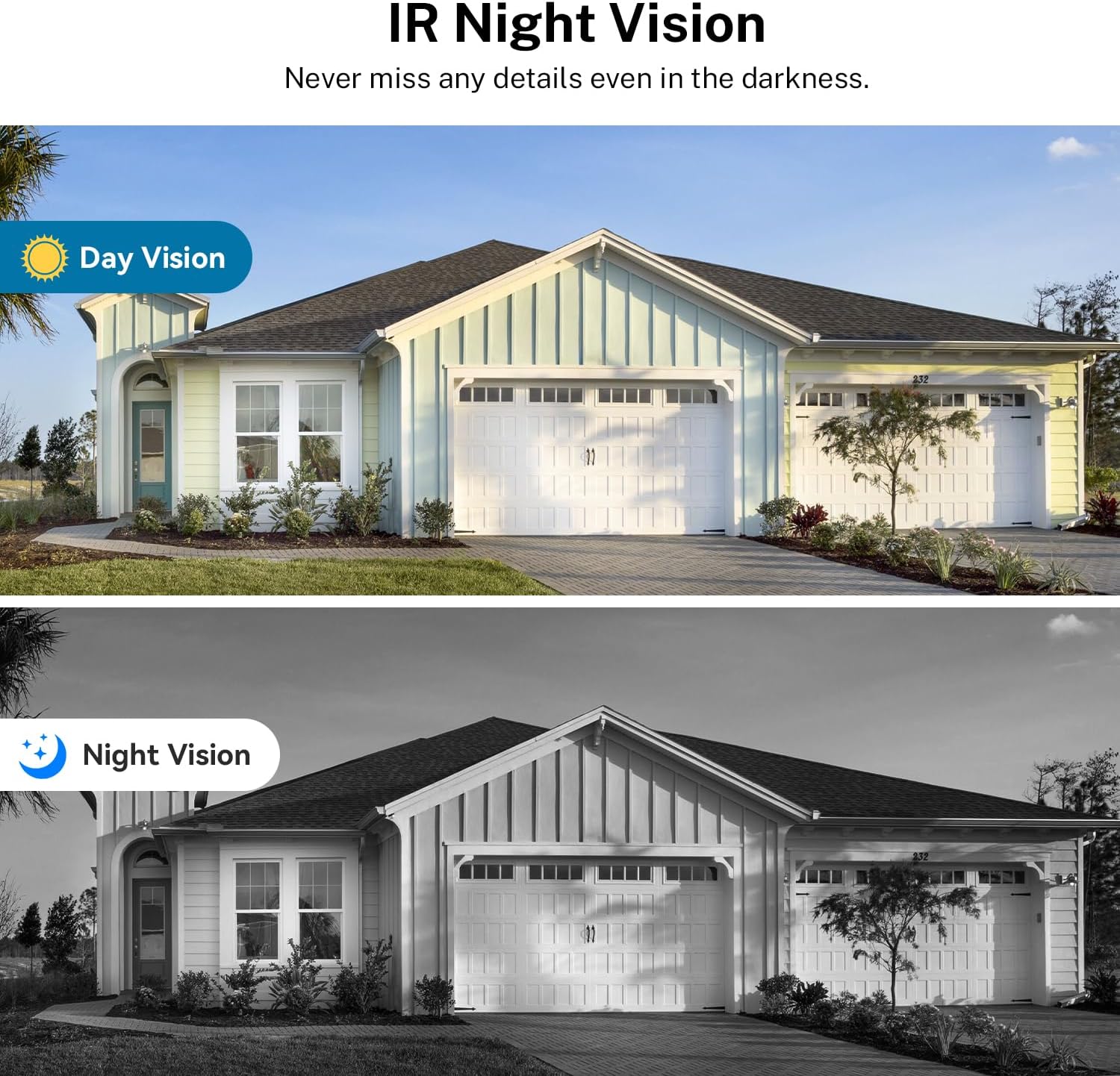 Smart 1080p Video Doorbell Camera with Doorbell Receiver, Live View, AI Human Detection, 2-Way Audio, Night Vision, Cloud Storage (Sold Separately), 2.4G WiFi