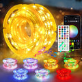 OMIKA 100FT 300 LED Smart Fairy Lights, Plug in String Lights with APP & Remote Control DIY Music Sync, Warm White & Color Changing Christmas Lights for Outdoor Indoor Bedroom Party Dorm Decoration