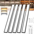 Under Cabinet Lighting,134 LED Cordless Motion Sensor Light Indoor, Rechargeable Closet Lights Battery Operated,Dimmable & 3 Color Temps,Magnetic Under Counter Lights for Kitchen, Closet (40CM,5Pack)