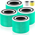 240 True HEPA Toxin Absorber Replacement Filter 14 for Puro 240 Air Purifier,3-in-1 High-Efficiency HP-14 with Activated Carbon Filter,4 Pack,Green
