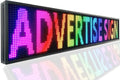 P10 Outdoor Led Sign 77"x14" WiFi Programmable with High Brightness Scrolling LED Sign for Business Digital Advertising Display Electronic Message Board