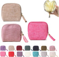 Stuffdatas Travel Jewelry Case, Stuffdatas Bags, Small Jewelry Travel Pouch Mini, Travel Jewelry Organizer Pouch Velvet, with 5 Compartments (3PCS-D)