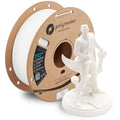 Polymaker HT-PLA Filament 1.75mm White, High Temp PLA for 3D Printing, Heat Stable Up to 150°C, Easy to Print, Works with Most FDM Printers, 1kg Spool