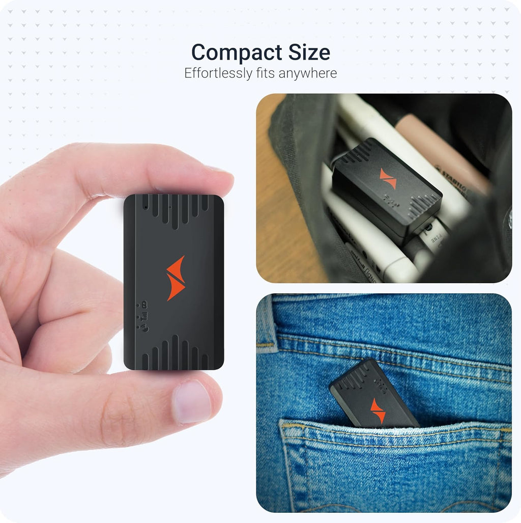 PAJ GPS - People Finder 4G - Mini GPS Tracker for Children and Elderly People - Up to 5 Days Battery Life - Small Tracking Device with Real-Time Location, Alarm Notifications - Suitable for Dementia