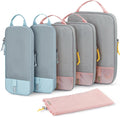 BAGSMART 6 Set /4 Set/2 Set Compression Packing Cubes for Travel, Lightweight Luggage Organizer Bags, Durable Space Saver Bags Travel Essentials