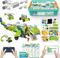 makerzoid Coding Robot Kit for Kids Ages 6+, 200+ in 1 APP Control Dinosaur Robot Toy, Educational Scratch Program Robotic Kit with 47 Video Courses, Toy for Boys Girls(600 Blocks)