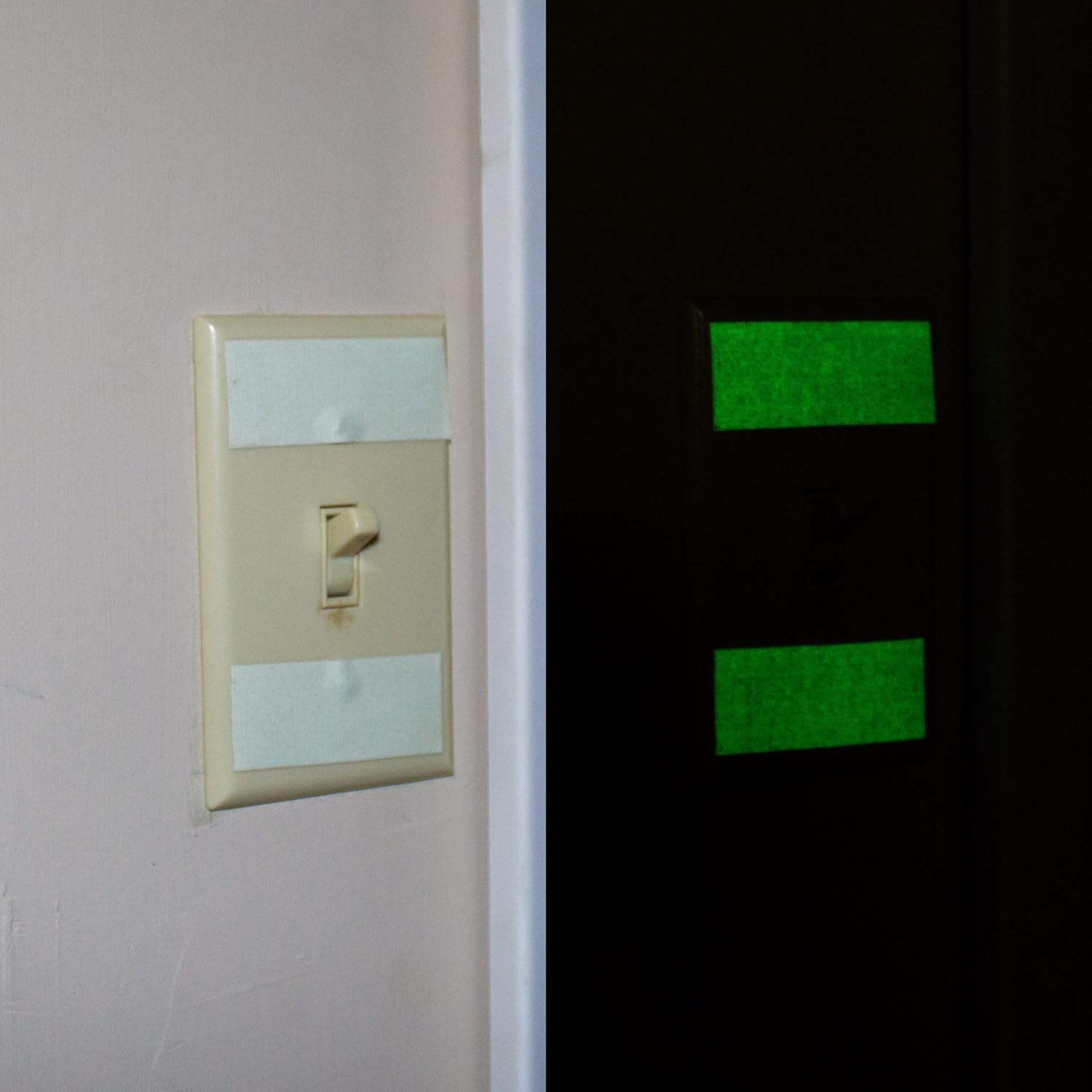 Glow Tape | Glow in The Dark Gaffers Tape | Neon Fluorescent | Luminous Reflective Tape | Waterproof | High Visibility for Theatres, Staged & Dark Areas |