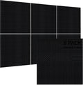 TO-TH Acoustic Panels for Wall and Ceiling - 6 Pack 2'x2'x0.4",Self-Adhesive 3D Decorative Wall Panels,Black