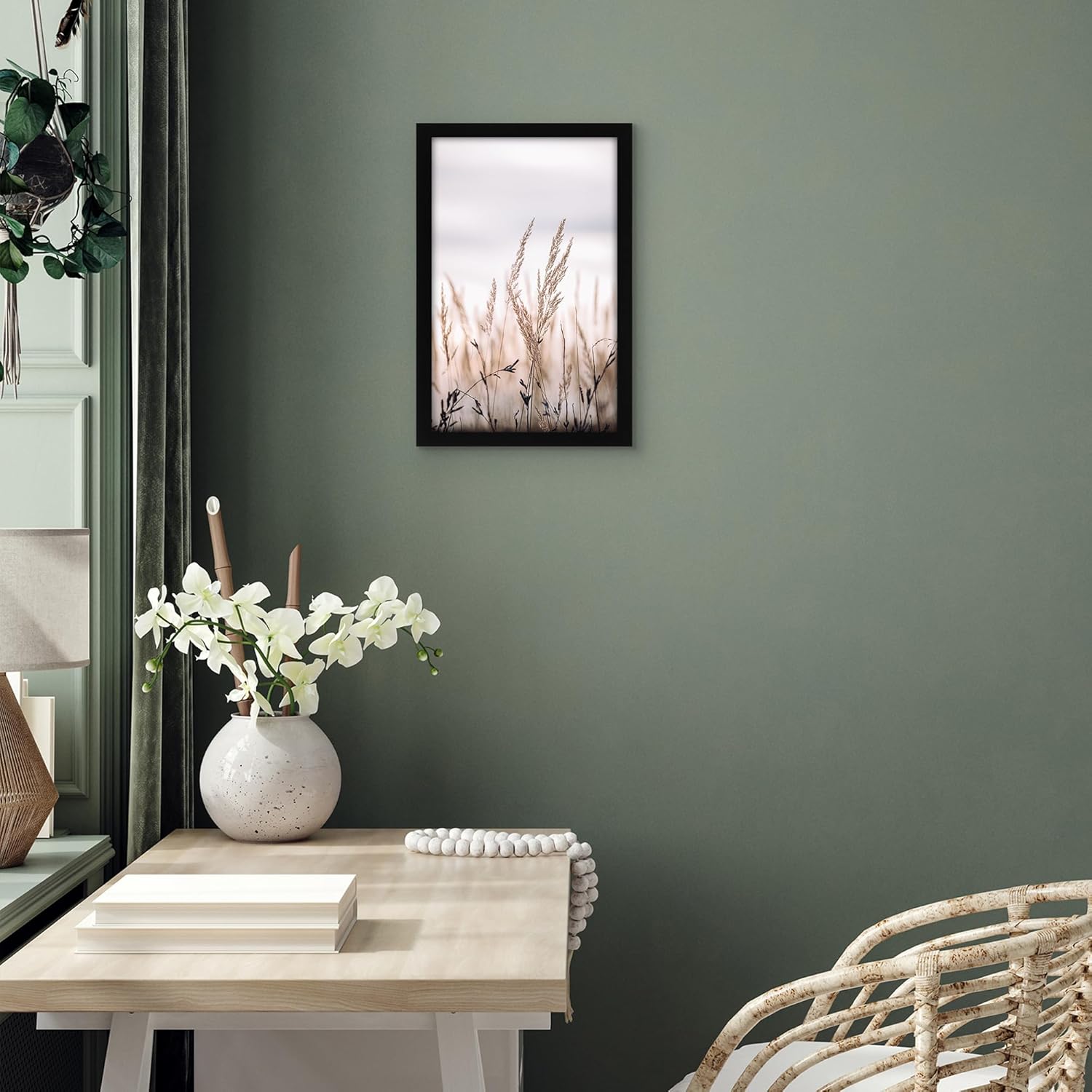 Americanflat 11x17.5 Picture Frame with Shatter-Resistant Glass - Signature Collection - Gallery-Style Frames Made of Engineered Wood - Photo Frame for Wall Display - Black