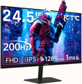 KTC 24.5'' Gaming Monitor 180Hz,Fast IPS 1080P 1 ms, 128% sRGB HDR10,Freesync,HDMI x 2 /DP x 1,VESA,Tilt Adjustable,Xbox PS5 Switch (HDMI Cable Included)