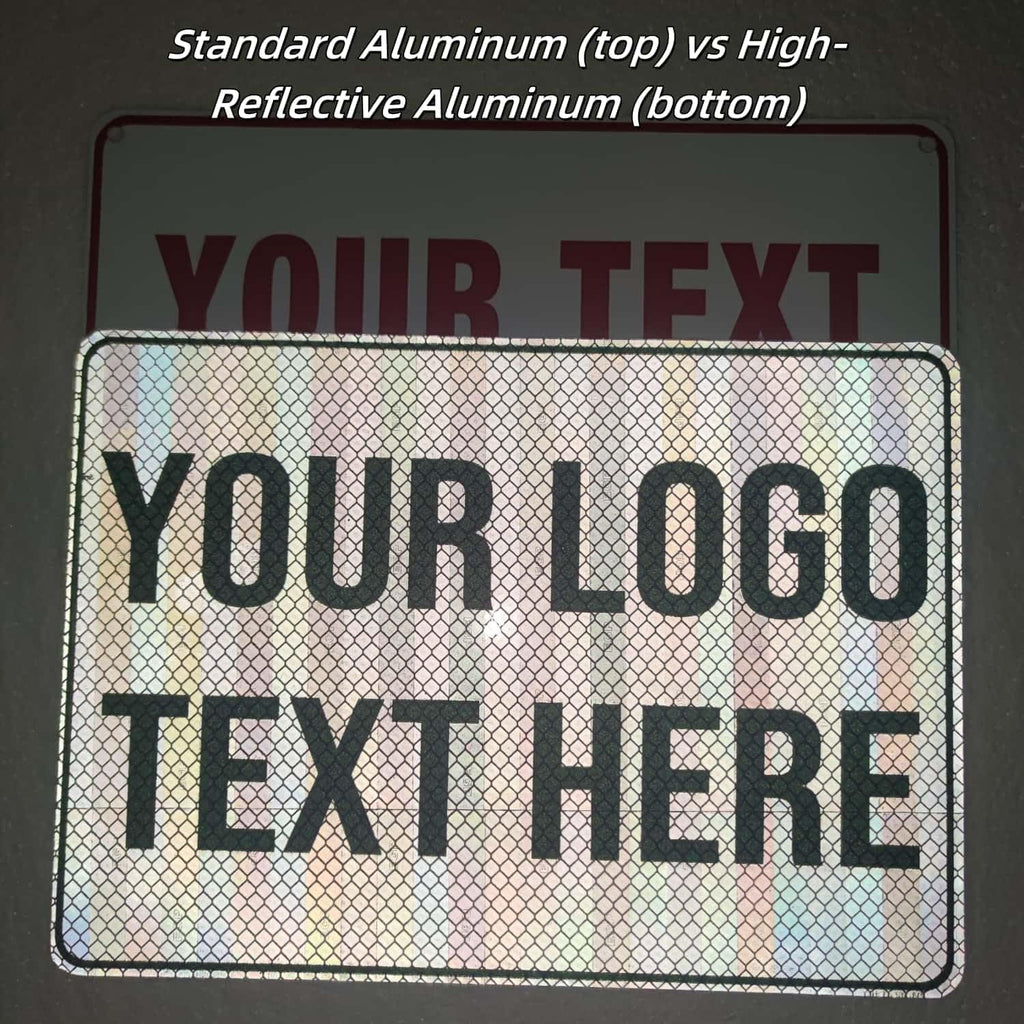 Custom Metal Signs Outdoor, 36x30 Inch, Engineer Grade Reflective Option, .040 Rust-Free Aluminum, UV Protected, Weather/Fade Resistant