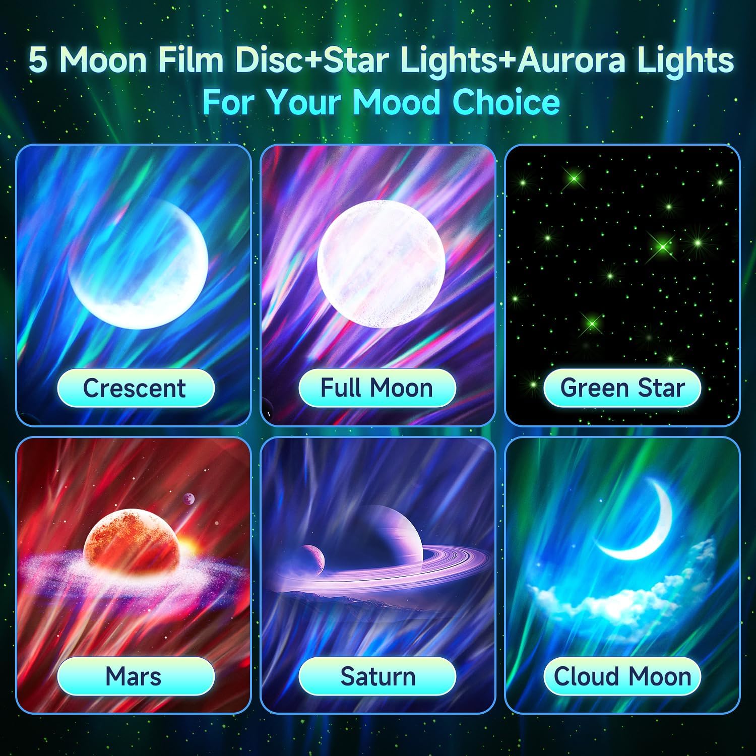 Christmas Gifts for Teens Boy Galaxy Projector for Bedroom, 21Colors Northern Lights,15White Noise&Bluetooth Star Projector Galaxy Lights, Remote Ambient Lighting,Aurora Christmas Decor Room Gifts