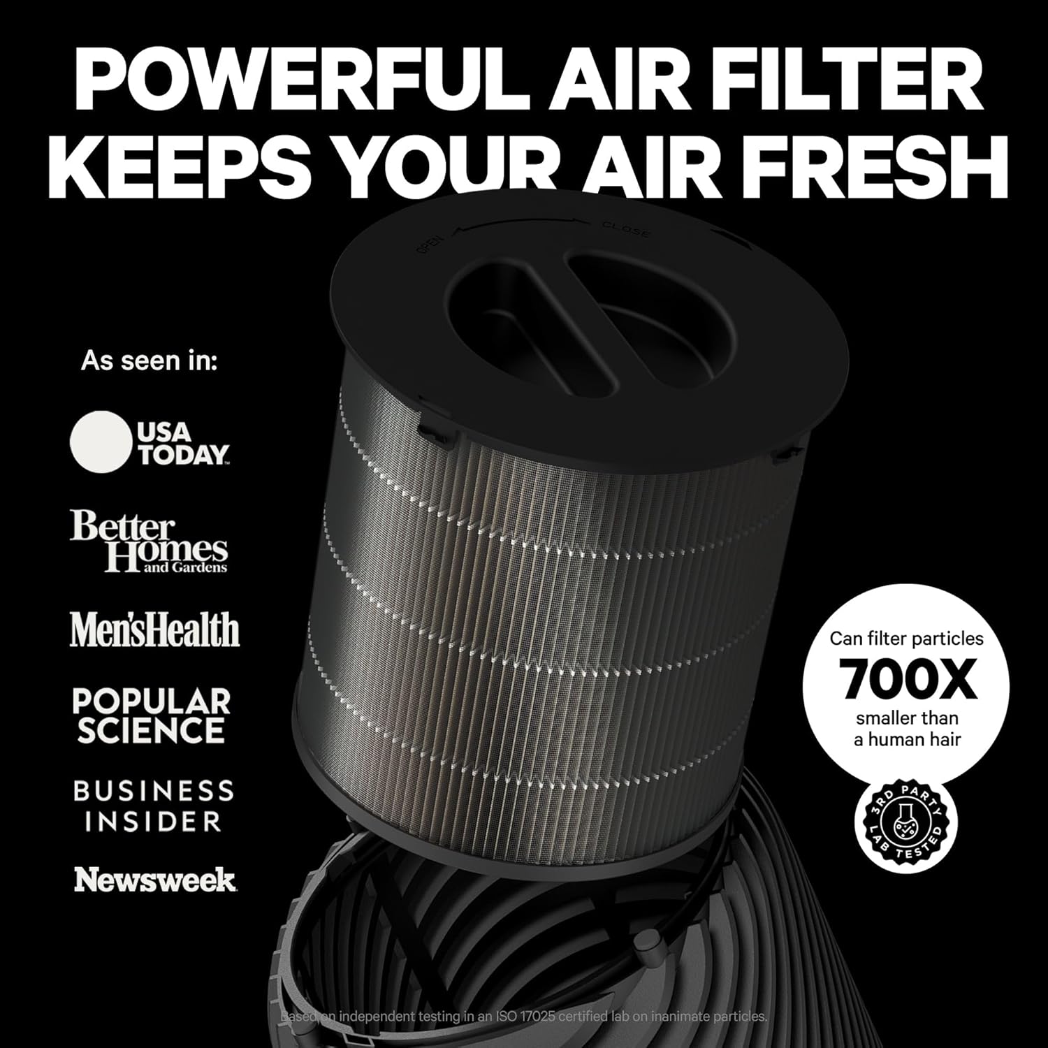 PuroAir 130i HEPA Air Purifiers for Home Pets - Covers Up To 600 Sq Ft - Filters Up To 99.9% of Pollutants, Smoke, Pollen, Dust - Quiet HEPA Air Filter - Air Purifiers for Bedroom