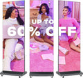 MWE LED Digital Signage Display with Flight Case, P1.86 Spliceable LED Poster Screen with Publishing System, Foldable Advertising Display Kiosk for Events and Rentals, WiFi/USB/HDMI (1 Panel), Black