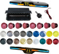 New Features Forward and Reverse Parking sensors, Option to Measure Distance in inches, bidirectional Display Option, and Customizable Digital Direction 18 Color Probes to Choose from(Dark Red)