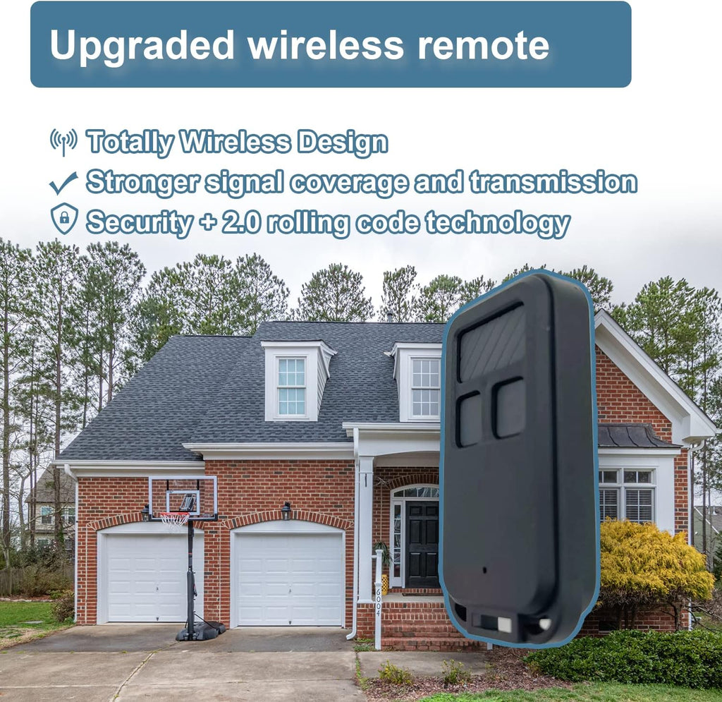 Universal Garage Door Opener Remote, Fit for Liftmaster, Chamberlain, Craftsman Garage Door Openers, Replace 890MAX 893MAX 893LM 370LM 371LM 373LM 971LM 973LM 891LM 3-Button Keyless Wireless Remote