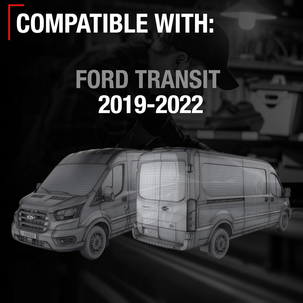 Car Parking Sensors - Compatible with 2019-2022 Ford Transit - Front or Rear Bumper Parking Aid Sensor, Backup Reverse Parking Assist Kit - OEM JU5Z15K859B