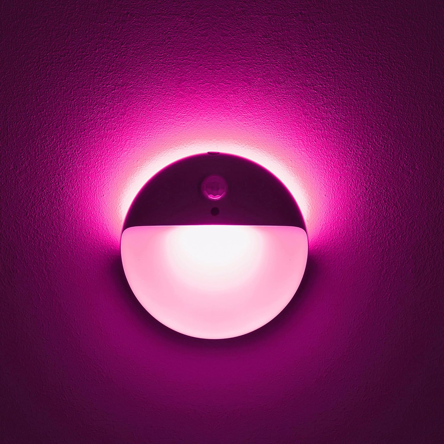 2 Pack Pink Battery Night Light, Motion Activated Night Light, 2.6" Small Sticky Lights, 3 Light Modes, Dimmable Soft Glow for Bedroom, Nursery, Baby, Kids, Sleep, Soothing Fear of The Dark