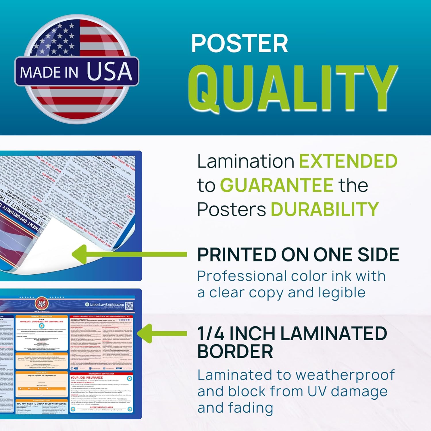 2026 North Carolina Labor Law Poster – Spanish – State, Federal, OSHA Compliant – Workplace Required Posting for Employees – Spanish Employment Poster – Folded & Unlaminated – Envelope Packed